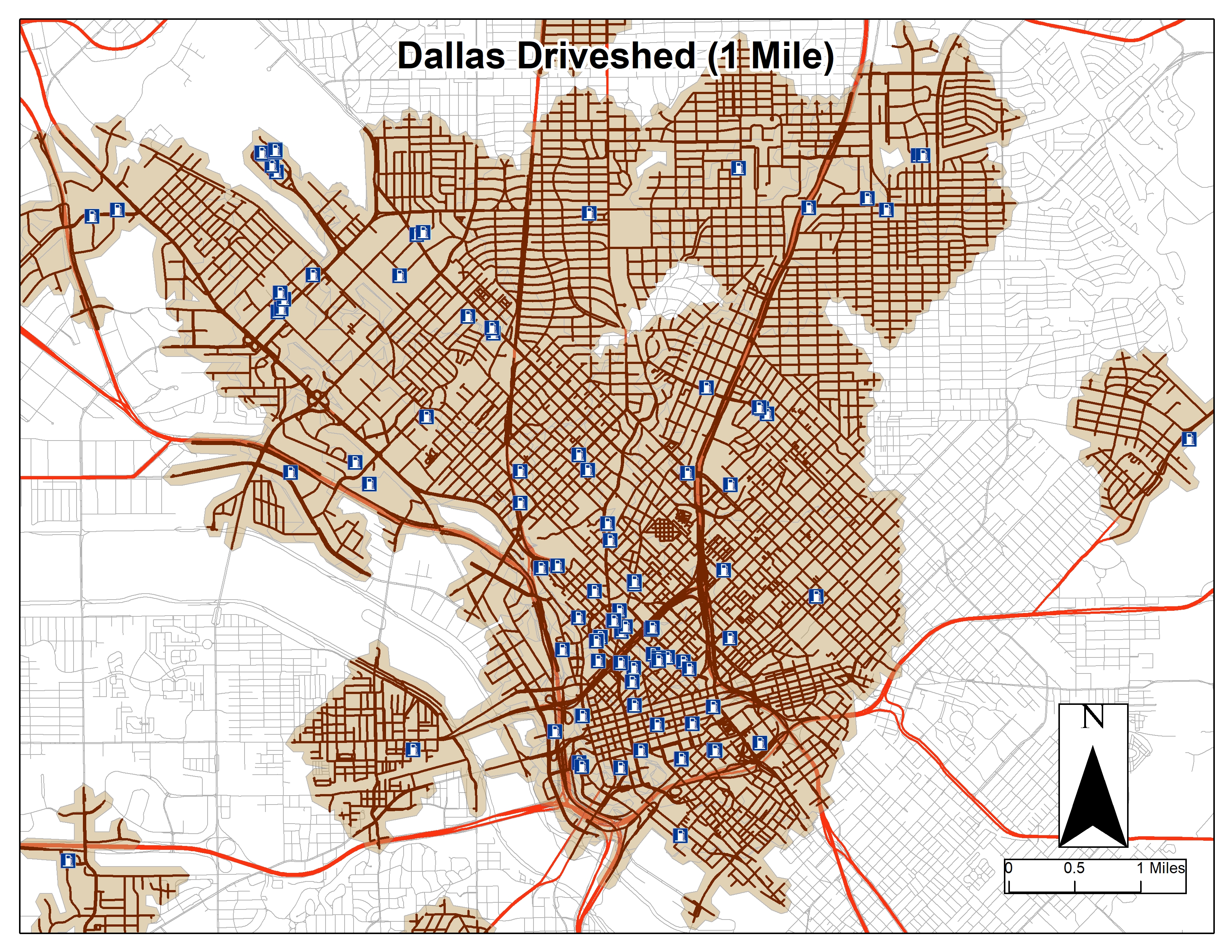 Analysis of the Existing Vehicle Infrastructure in the DFW Metroplex